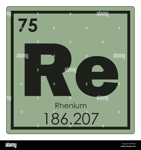 Tige de rhénium.